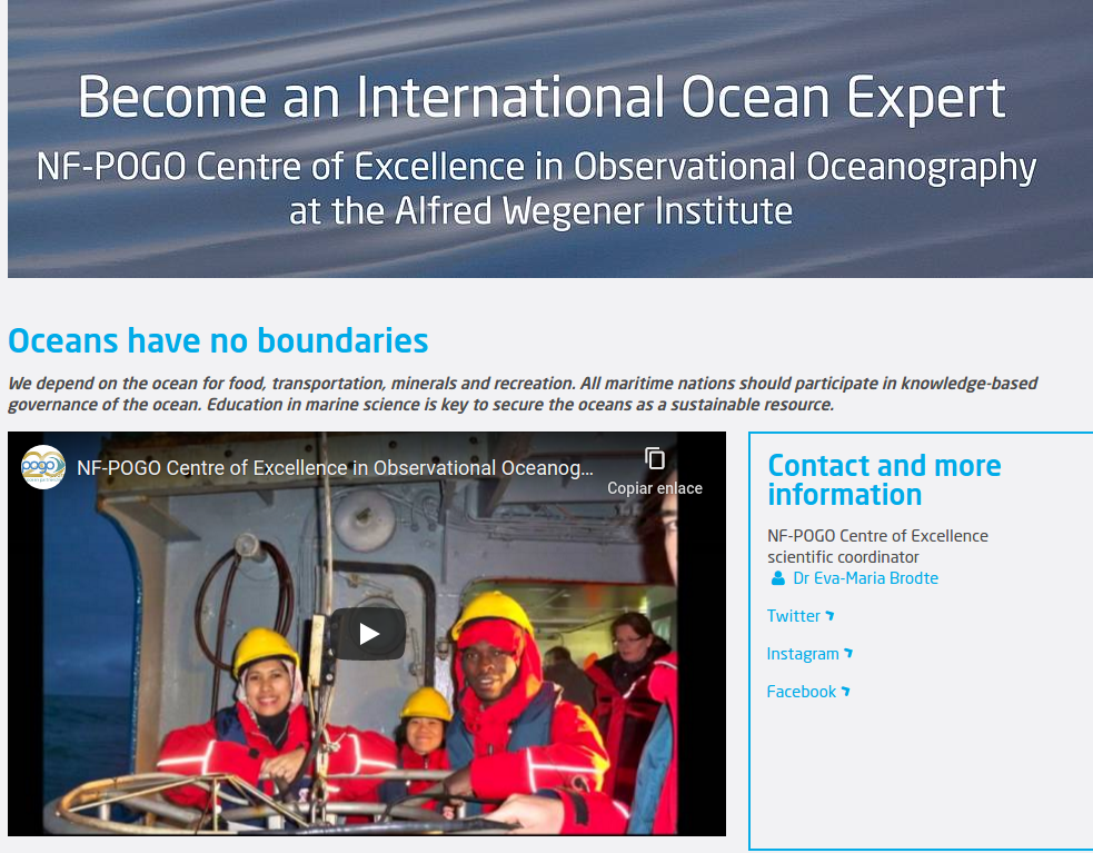 Hazte Experto Internacional en Océanos